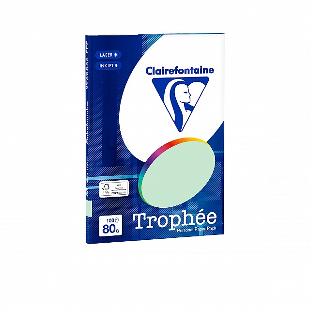 TROPHEE A4 80G GROEN 100V 4105C